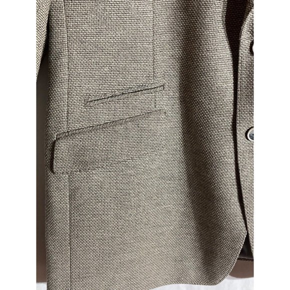 Joseph Abboud JOE Men's Two Button Gray Textured Slim Blazer Sport Coat Size 46R - Picture 4 of 16